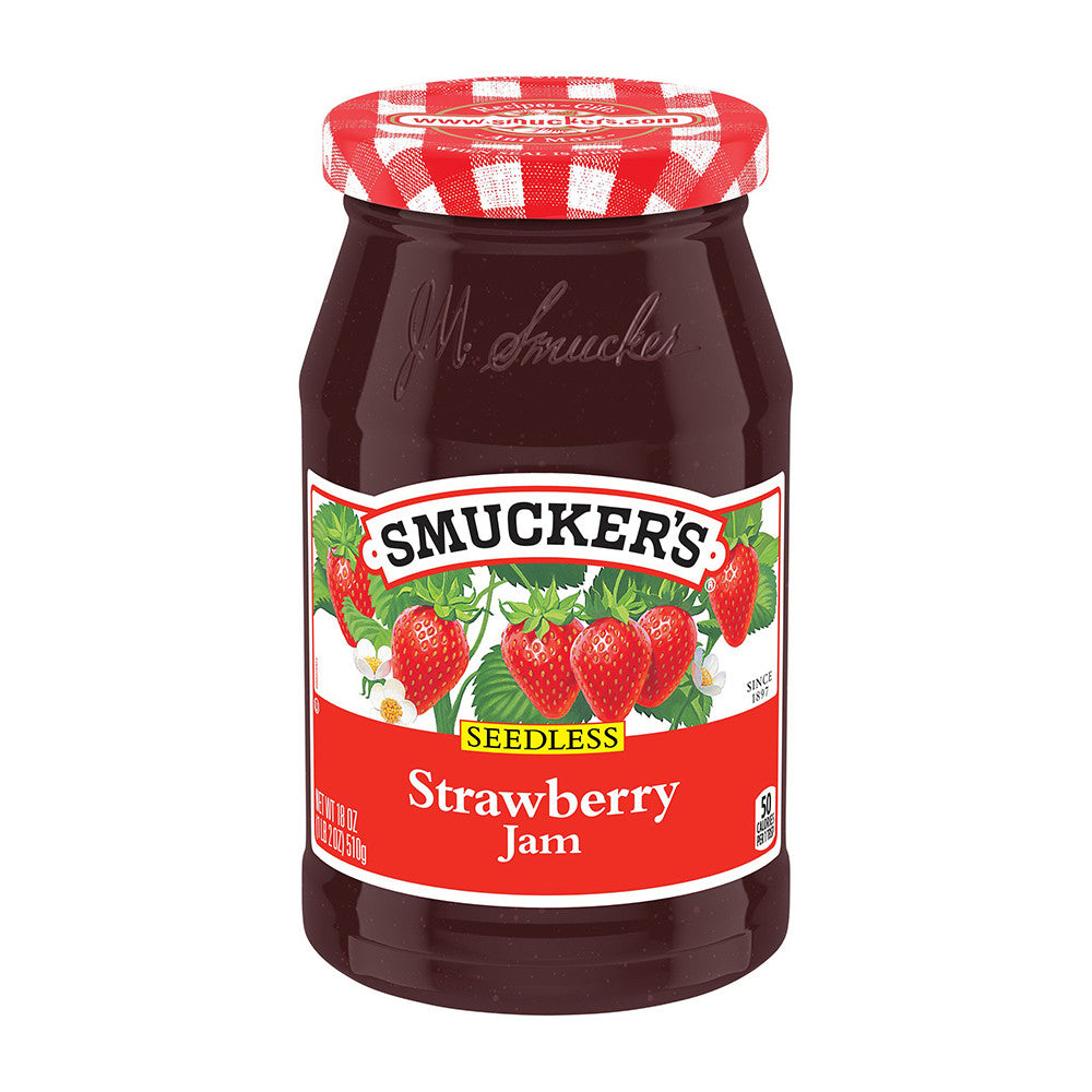 Smucker's Seedless Strawberry Jam, 18 Ea